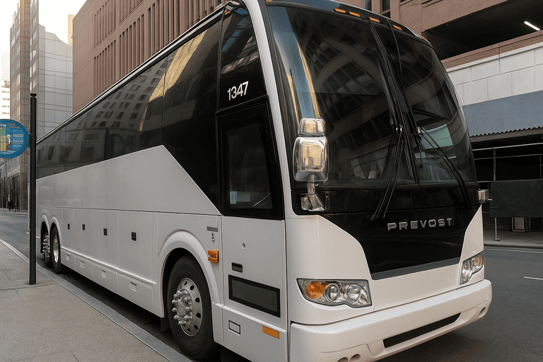a Wichita Coach Bus Service coach bus