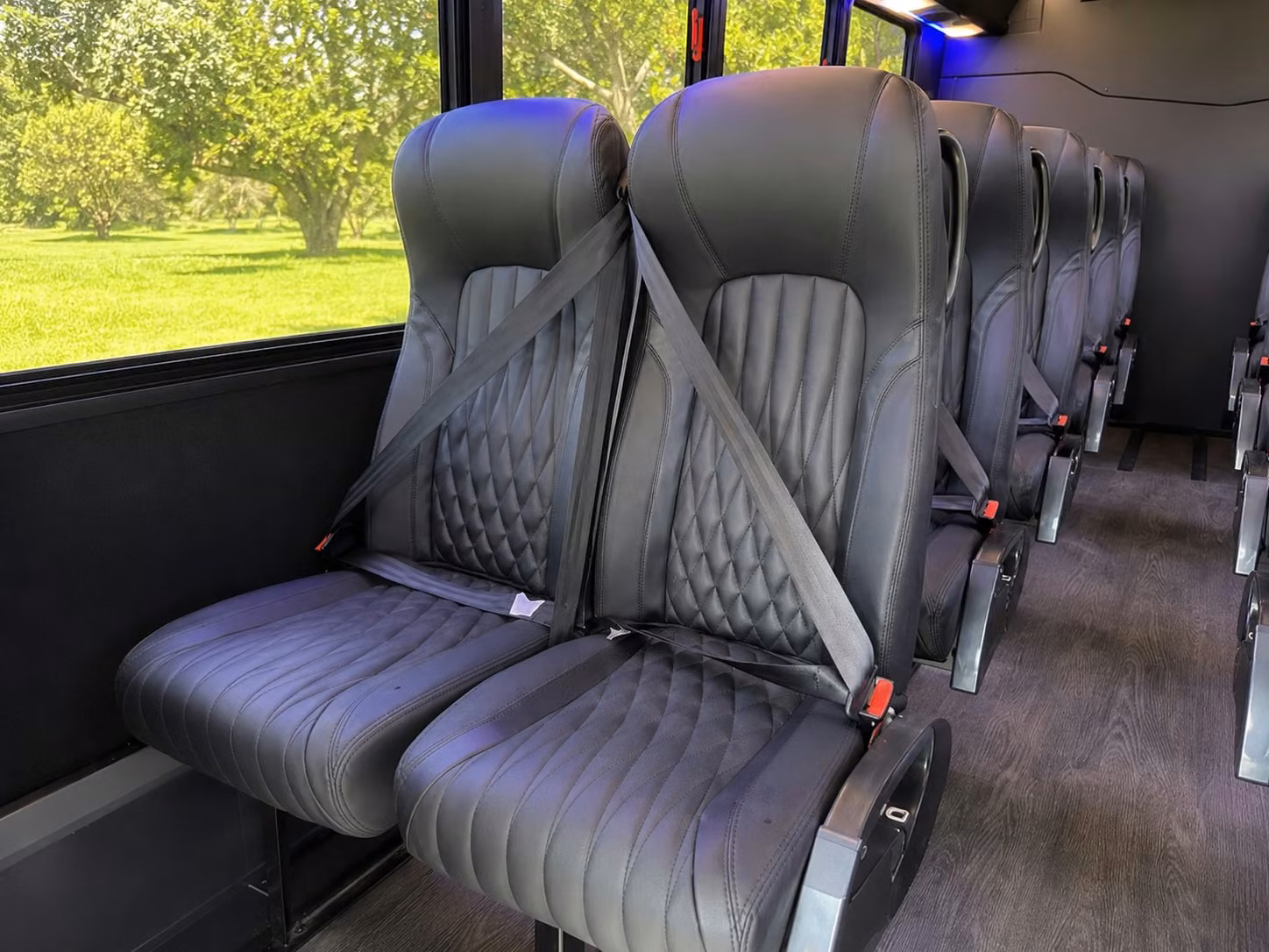20 passenger minibus interior