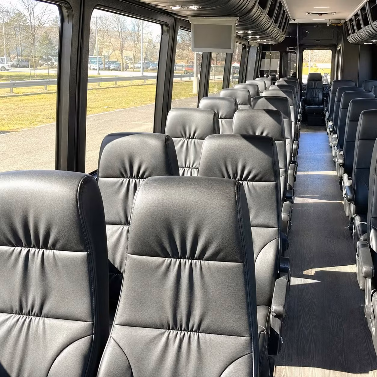 25 passenger minibus inside