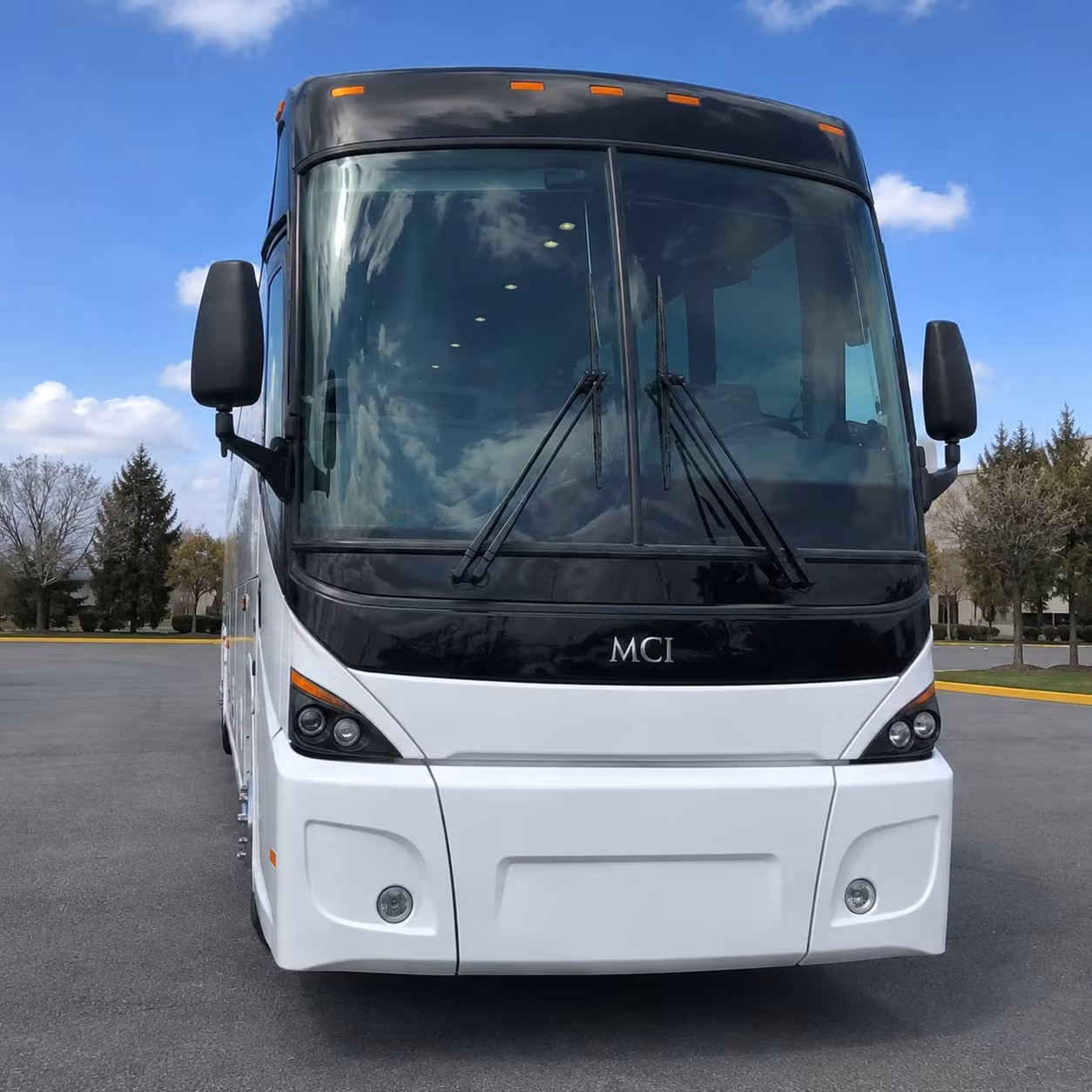 book a full size charter bus for large wichita prom groups traveling together