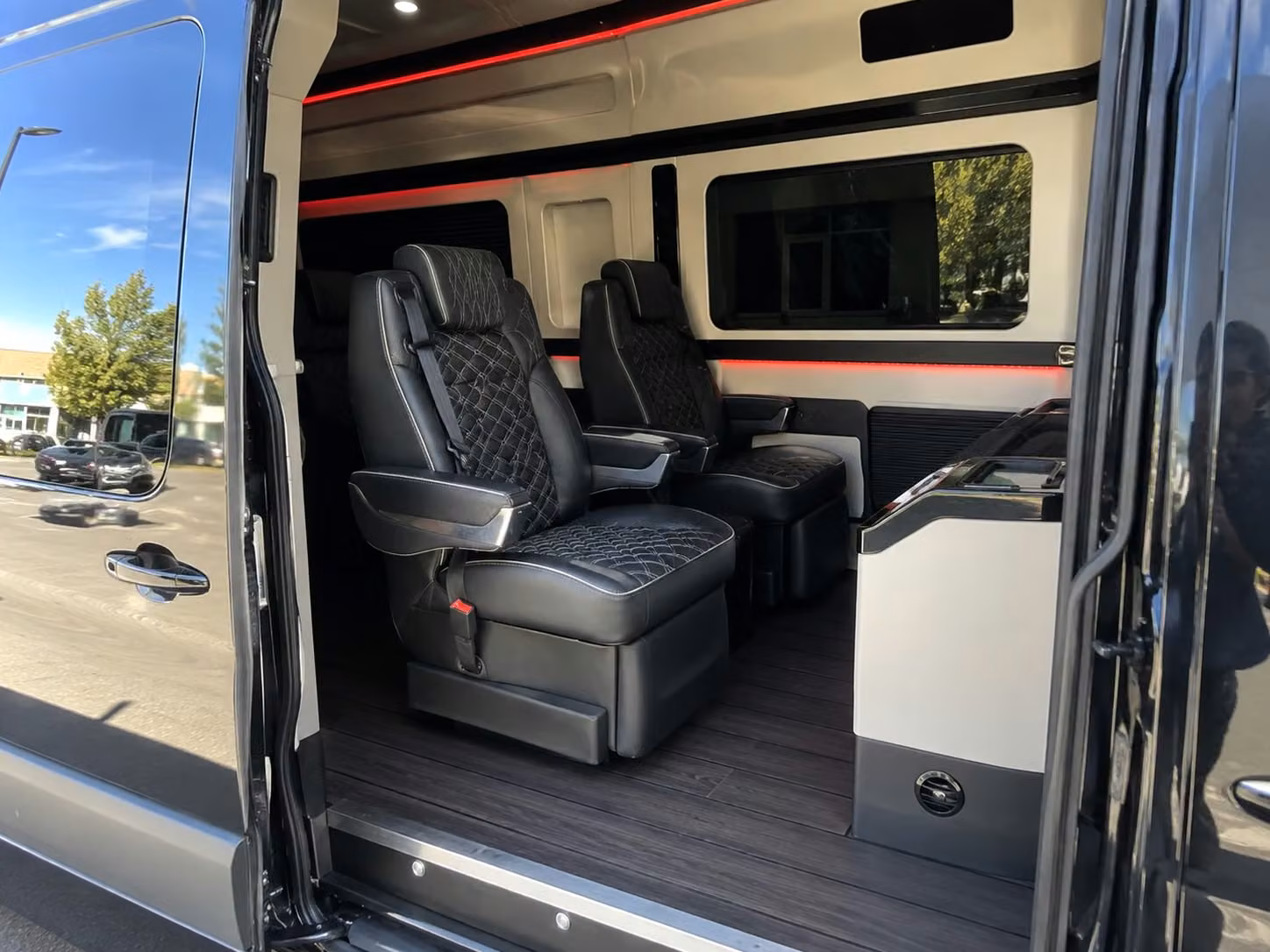 sprinter van with driver interior